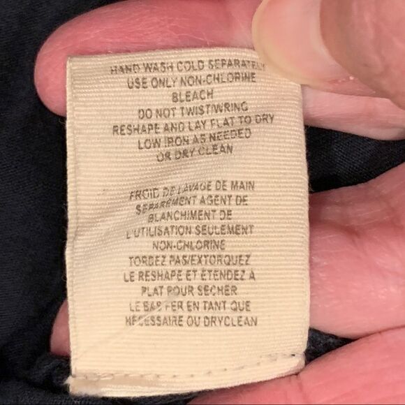 Free People light blue tie dye to ombre black lace cami with fringe accents 2 - Picture 6 of 16